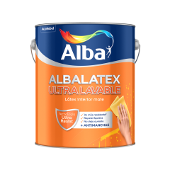 Albalatex Ultralavable Alba 4 Lt