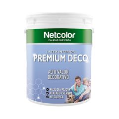 Pintura Acrílica Interior Premium Deco Netcolor 4 Lt