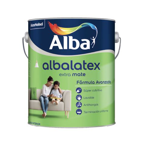 Látex Interior Albalatex Extra mate Alba 20 Lt