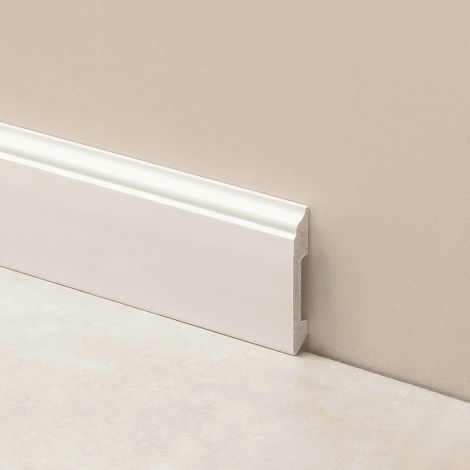 Zócalo Curves Blanco (80 x 15mm x 2,44mts)