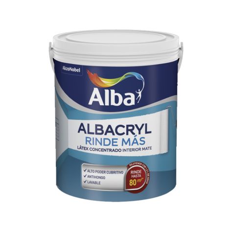 Látex Interior Albacryl Rinde Más 20 Lt