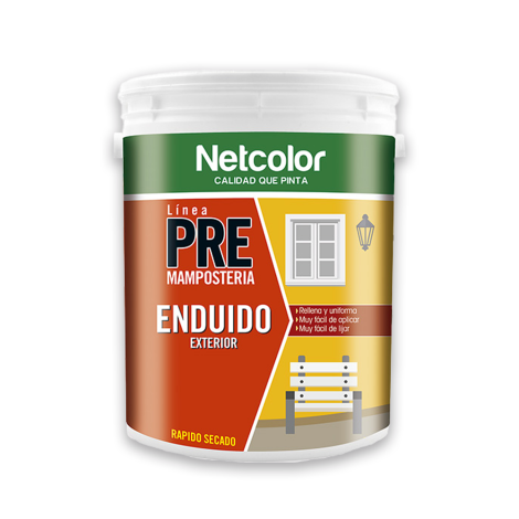 Netcolor Enduido Exterior x 1 Lts