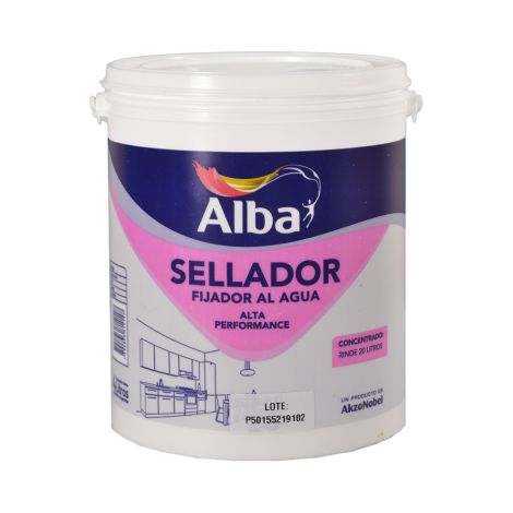 Sellador Fijador al Agua Alba 4 Lt
