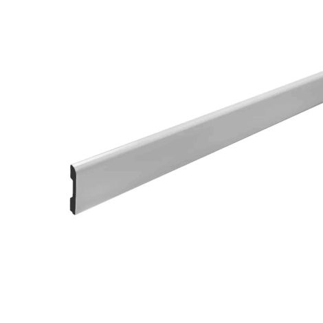 Zócalo/Guardapolvo Classic Plata (70x 10mm x 2,44mts)