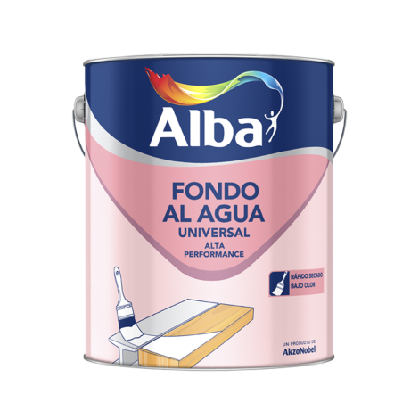 Fondo Al Agua Universal Alba 4 Lt