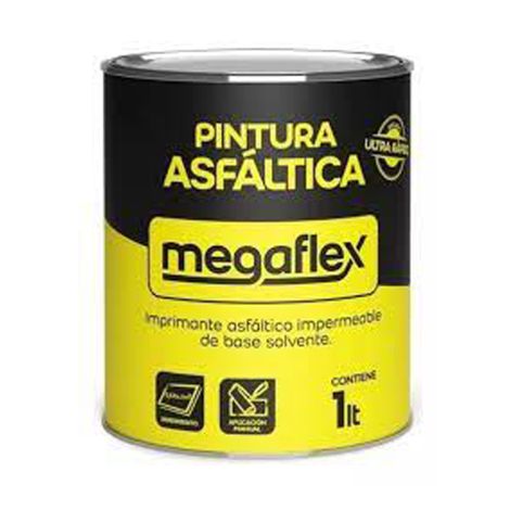 Pintura Asfáltica Imprimante Megaflex 1 Lt