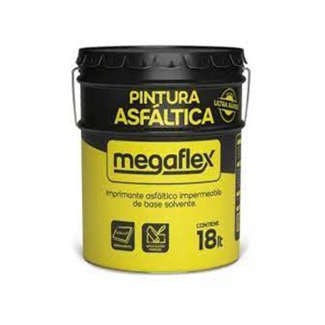 Pintura Asfáltica Imprimante Megaflex 18 Lt