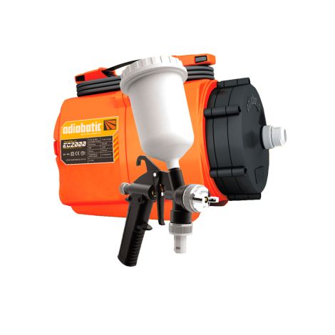 Equipo p/Pintar Portatil Ec2000 C/taza de Gravedad Adiabatic