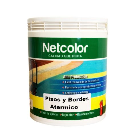 Netcolor Pisos Bordes Atermicos 4 Lt