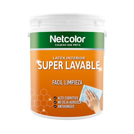 Latex Interior Lavable Netcolor 10 Lt