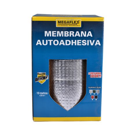 Membrana Asfaltica Autoadhesiva Megaflex 25x10 cm