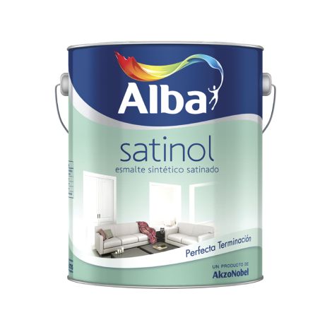 Esmalte Satinado Satinol Alba 4 Lt
