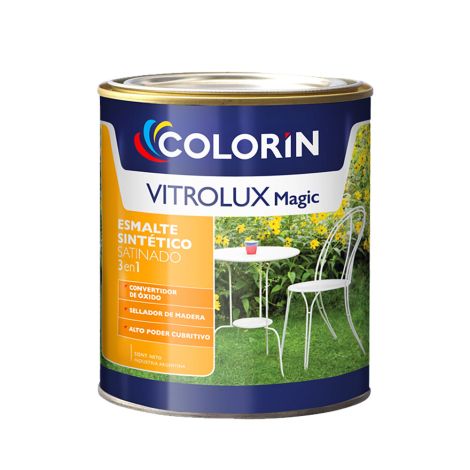 Esmalte Satinado Vitrolux Magic 3 en 1 x 0,5 Lts