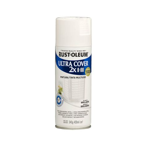 Aerosol Ultra Cover 2X Rust Oleum Brillante 340g
