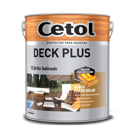 Cetol Deck Plus Protector Para Maderas 4 Lt