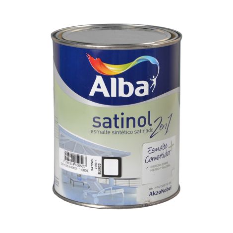 Esmalte Satinado Satinol 2en1 Alba 1 Lt