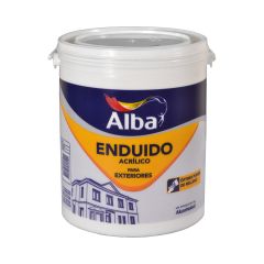 Enduido Exterior Acrílico Alba 4 Lt