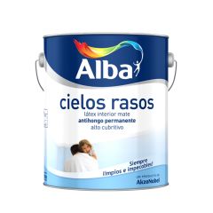 Látex Antihongo Cielos Rasos Alba 4 Lt