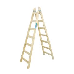 Escalera De Madera Tipo Pintor 12 Escalones Alpina