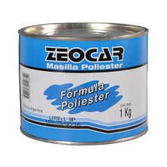 Masilla Fórmula Poliéster Zeocar 1 Kg