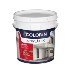 Acrylatex Latex Interior Exterior Blanco X 10