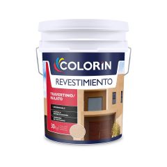 Revestimiento Colorin Travertino/Rulato Blanco Grueso x 25kg