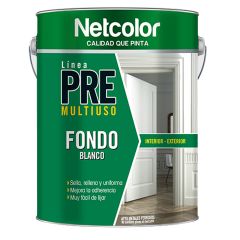 Netcolor Fondo Blanco para Maderas x 4 Lt