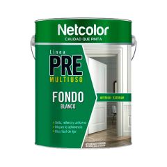 Netcolor Fondo Blanco para Maderas x 4 Lt