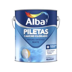 Pintura para Piletas Caucho Clorado 20 Alba Lt