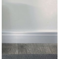 Zócalo Extra Line Plata 2323 (100x15mmx2,5mts)