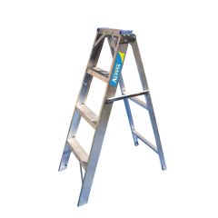 Escalera Aluminio Familiar Simple 4 Escalones Alpina