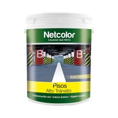 Netcolor Pisos Alto Transito Al Agua X 1 Lt