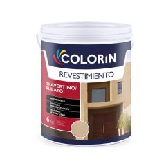Revestimiento Colorin Travertino Rulato Medio 6kg