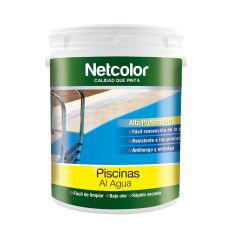 Pintura Para Piletas Al Agua Netcolor 4 Lt