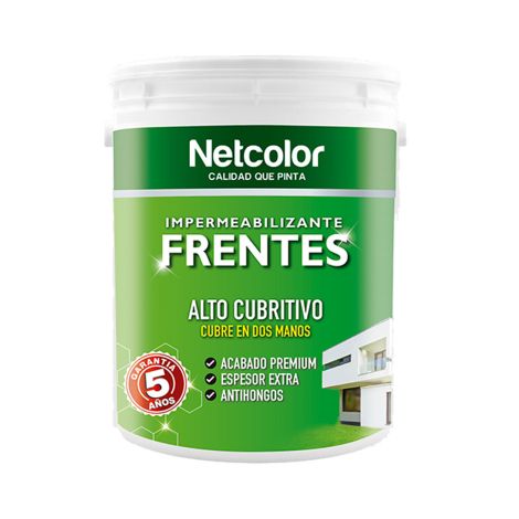 Netcolor Frentes Pintura AcriA-lica Exterior 20 Lt